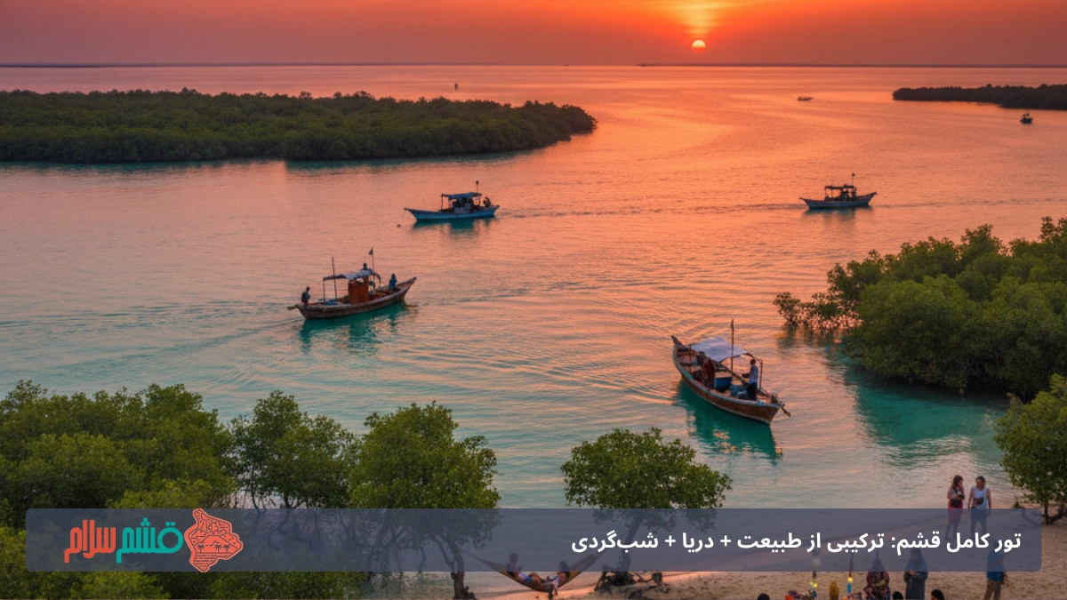 انواع تورهای قشم گردی